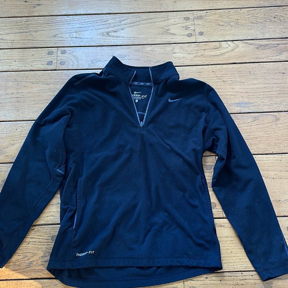 Men’s black quarter zip